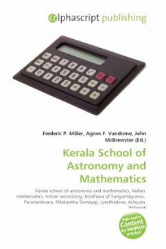Cover Kerala School of Astronomy and Mathematics