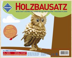 Cover PEBARO 858/1 - Holzbausatz Eule, 147 Teile, Holzkonstruktion zum Zusammenstecken