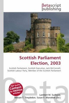 Scottish Parliament Election, 2003