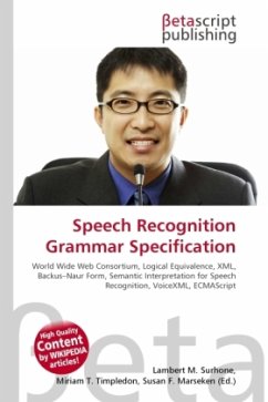 Speech Recognition Grammar Specification