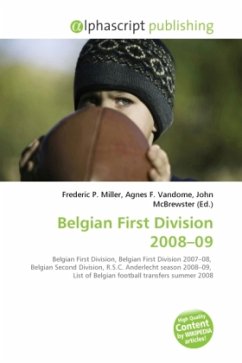 Belgian First Division 2008 09