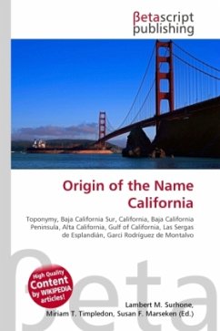 Origin of the Name California