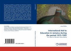 International Aid to Education in Jamaica during the period 1975-1995 - Parkins, Lorna