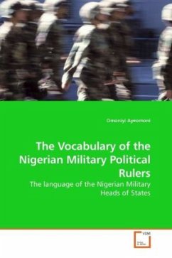 The Vocabulary of the Nigerian Military Political Rulers - Ayeomoni, Omoniyi