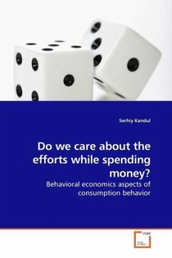 Do we care about the efforts while spending money? - Kandul, Serhiy