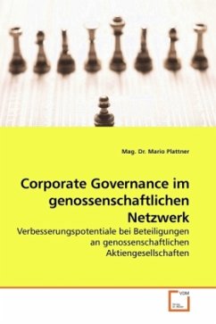 Corporate Governance im genossenschaftlichen Netzwerk - Plattner, Mario