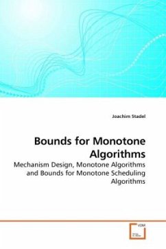 Bounds for Monotone Algorithms - Stadel, Joachim