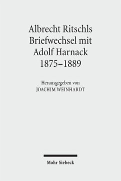 Cover Albrecht Ritschls Briefwechsel mit Adolf Harnack 1875 - 1889