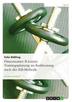 Fitnesstrainer B-Lizenz: Trainingsplanung im Krafttraining nach der ILB-Methode