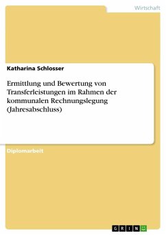 Ermittlung und Bewertung von Transferleistungen im Rahmen der kommunalen Rechnungslegung (Jahresabschluss) - Schlosser, Katharina