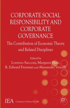 Corporate Social Responsibility and Corporate Governance - Sacconi, Lorenzo; Blair, Margaret; Freeman, R Edward