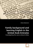 Family background and learning English in the United Arab Emirates