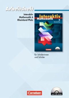 6. Schuljahr, Arbeitsheft m. CD-ROM / Mathematik interaktiv, Ausgabe Rheinland-Pfalz