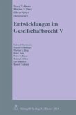 Entwicklungen im Gesellschaftsrecht (f. d. Schweiz)