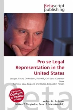 Pro se Legal Representation in the United States