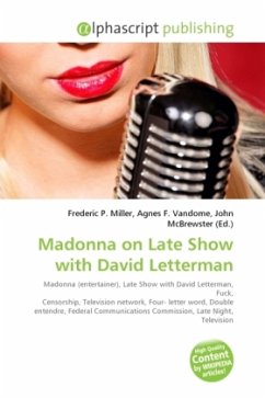 Madonna on Late Show with David Letterman