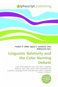 Linguistic Relativity and the Color Naming Debate