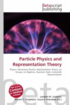 Particle Physics and Representation Theory