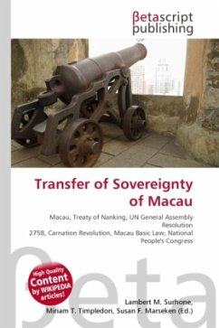 Transfer of Sovereignty of Macau