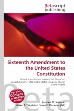 Sixteenth Amendment to the United States Constitution