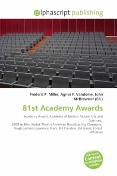 81st Academy Awards Cover 81st Academy Awards