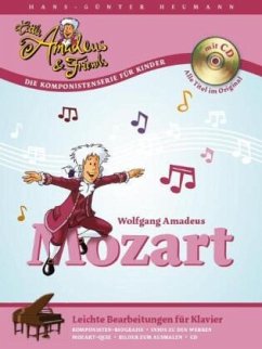 Mozart, Leichte Bearbeitungen für Klavier, m. Audio-CD - Mozart, Wolfgang Amadeus