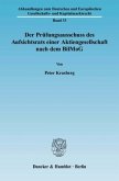 Der Prüfungsausschuss des Aufsichtsrats einer Aktiengesellschaft nach dem BilMoG