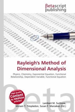 Rayleigh's Method of Dimensional Analysis