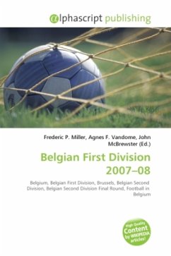 Belgian First Division 2007 08