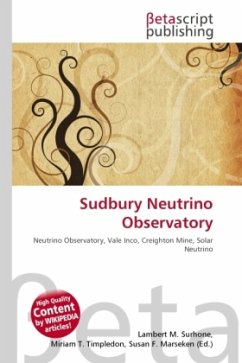 Sudbury Neutrino Observatory Cover Sudbury Neutrino Observatory