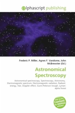 Astronomical Spectroscopy