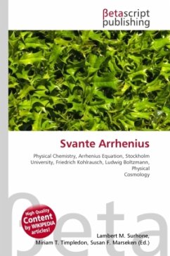 Cover Svante Arrhenius