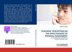TEACHERS¿ PERCEPTION ON THE EFFECTIVENESS OF PHYSICAL PUNISHMENT