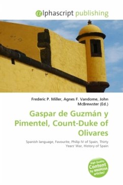 Gaspar de Guzmán y Pimentel, Count-Duke of Olivares