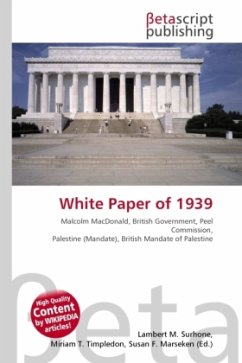 Cover White Paper of 1939