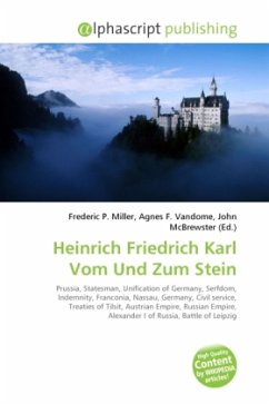 Heinrich Friedrich Karl Vom Und Zum Stein