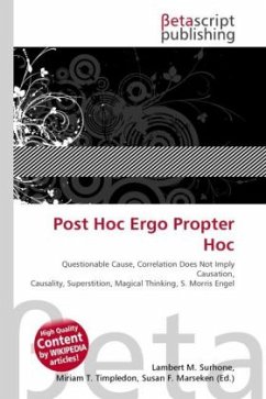 Cover Post Hoc Ergo Propter Hoc
