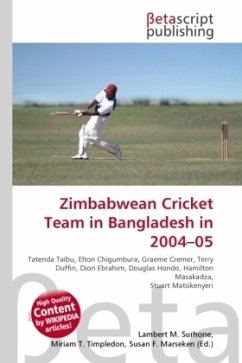Zimbabwean Cricket Team in Bangladesh in 2004?05