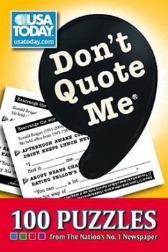 Don't Quote Me - Usa Today