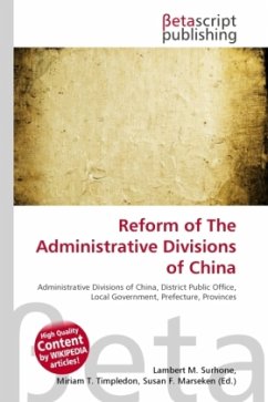 Reform of The Administrative Divisions of China