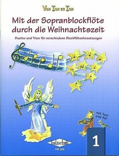 Cover Mit der Sopranblockflöte durch die Weihnachtszeit