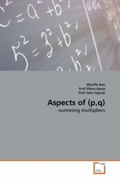 Aspects of (p,q) - Rao, Wyclife;Shem, Prof;John, Prof