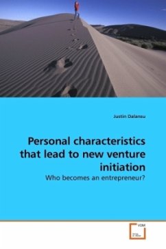 Personal characteristics that lead to new venture initiation - Dalansu, Justin