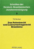 Das Patentrecht und Lizenzvertragsrecht Brasiliens
