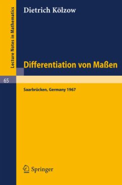 Differentiation von Maßen - Kölzow, Dietrich
