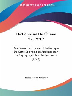Dictionnaire De Chimie V2, Part 2 - Macquer, Pierre Joseph
