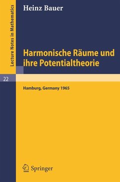 Harmonische Räume und ihre Potentialtheorie - Bauer, Heinz