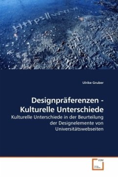 Designpräferenzen - Kulturelle Unterschiede - Gruber, Ulrike