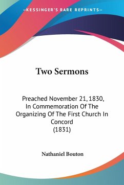 Two Sermons - Bouton, Nathaniel
