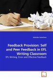 Feedback Provision: Self and Peer Feedback in EFL Writing Classroom